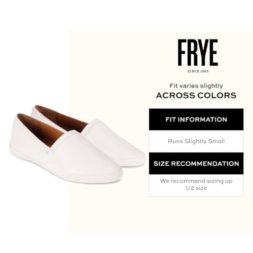Image of Frye Melanie Slip On Shoes for Women Crafted from Premium Leather with Rubber Toe Bumpers and Soles, Leather Lining, and Removable Footbeds - 1 inch Outsole