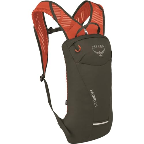 Image of Osprey Katari 1.5L Men's Biking Backpack with Hydraulics Reservoir, Green Creek