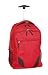 Produktbild Vertrieb durch Preiswert & Gut Rucksack Trolley rot Daypack mit gepolstertem Laptopfach 34x52x28cm Rucksack mit Rollen mit 2 seitlichen Netzfächer