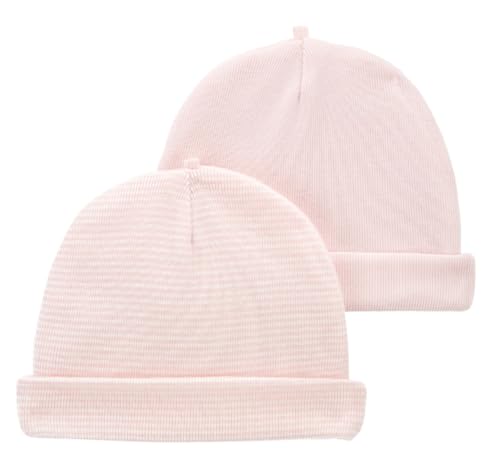 Carters Preemie Baby Girls 2 Pack Pink Caps Up to 5 Pounds