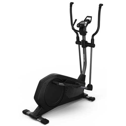 KETTLER Crosstrainer Optima 400 – 15 Widerstandsstufen, 14 kg Schwungmasse, Bluetooth, 10 Trainingsprogrammen & Herzfrequenzmessung – max. 130 kg – für Zuhause