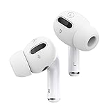 elago [6 Pairs AirPods Pro Ear Tips with Integrated Earbuds Cover Designed for Apple AirPods Pro, Fit in The Case, Anti-Slip, [3 Sizes: Large + Medium + Small] [US Patent Registered] (White)