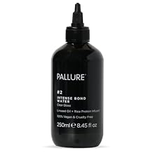 Pallure No. 2 Intense Bond Hair Gloss Treatment For Shiny, Glossy, Silky and Healthy Hair - Bond Repairing and Hydrating, Made With Linseed Oil And Rice Protein, 8.45 Fl Oz