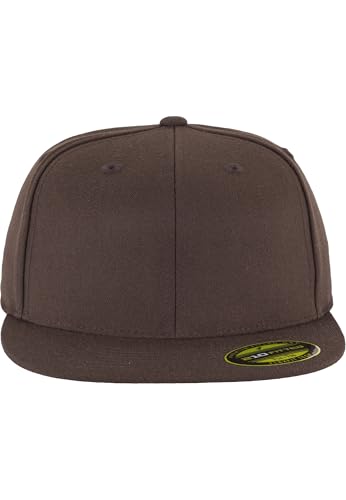 Flexfit Cap Premium 210 Fitted, brown, S/M, 6210