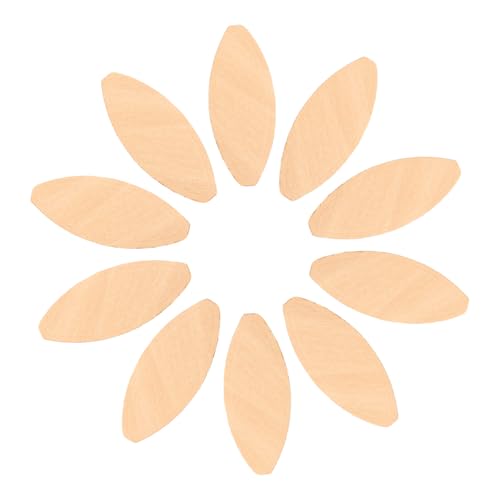DECORNIJIA 100個ジョイナービスケット プレート ワーカー用 接合部品 木工 ビスケット 木材接続 アクセサリー 木板の継ぎ目用 多用途 家具立