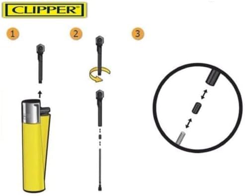 3 Sets Mechero Clipper Metal Grande CP11 miniatura 4