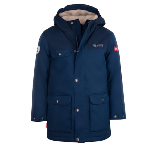 Trollkids Kids Gudvangen Jacket 140, Mystic Blue