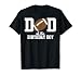Dad of The Birthday Boy Football Lover First Birthday Party T-Shirt