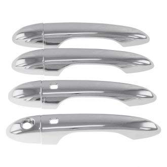 Car Emblem for Door Handle Chrome/Catch Cover for Jeep Compass (Set of 8 Pcs.) Logosn148