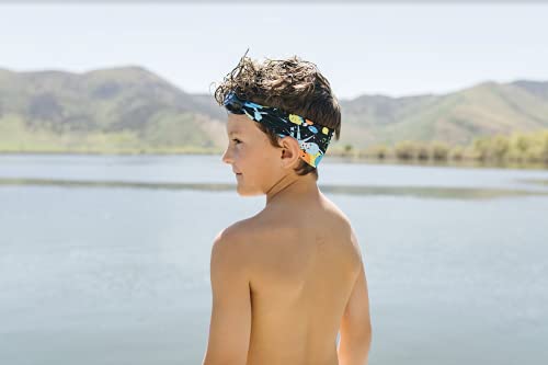 Splash Swim Goggles With Fabric Strap - Blues & Greens Collection- Fun, Fashionable, Comfortable - Adult & Kids Swim Goggles - Cosmo #TOP4