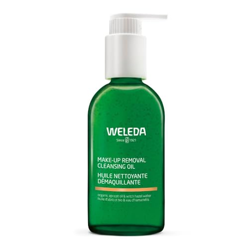 WELEDA Make-up Removal Cleansing Oil 150ml | Gently Removes Waterproof Make-up | Non Greasy | Dry & Sensitive Skin | Vegan