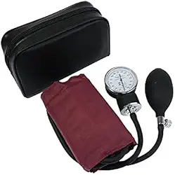 Aparelho De Pressão Manual Esfigmomanômetro Premium Cores (Vinho)