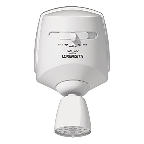 Ducha Relax 127V 5500W, Lorenzetti, 7540112, Branco, Pequeno