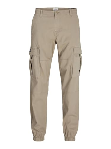 JACK & JONES Jjipaul Jjflake, Pantaloni da Uomo, Beige(Crockery), 36W / 32L