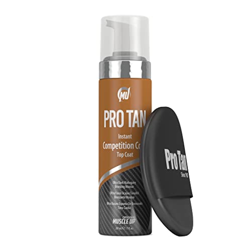 Pro Tan, Instant Competition Color, Top Coat, Mousse, Ultra Dark Mahogany, Formerly Bikini and Physique Bronze, 7 oz.