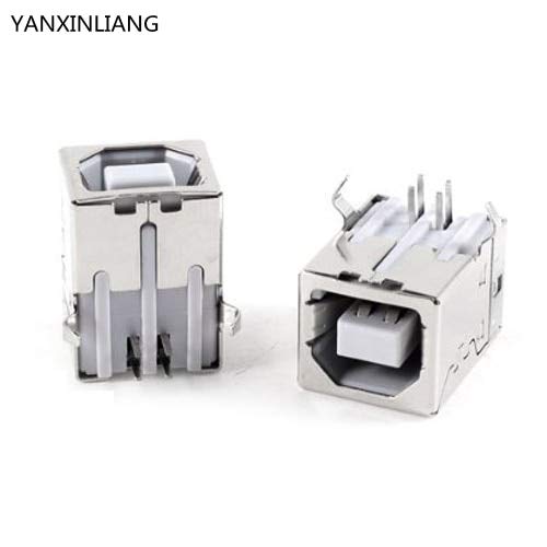 Buy Buyme 10 Pcs USB Female TypeB Jack 4Pin 90 Degree Dip Socket