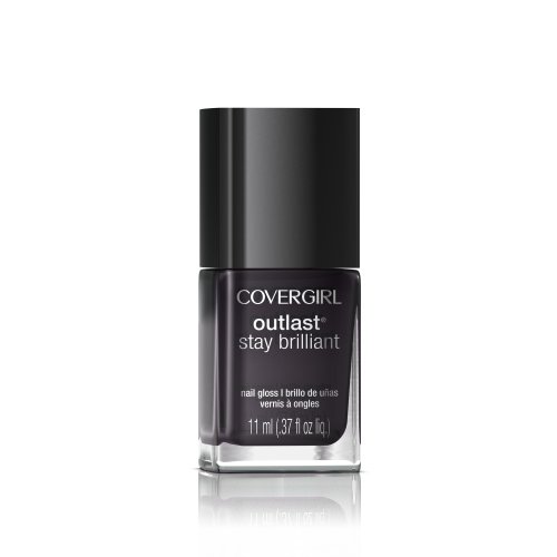Covergirl Outlast Stay Brilliant Nail Gloss, Black Diamond 325, 0.37 Ounce