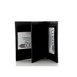 Capacité étendue : Quatre emplacements pour cartes bancaires (85×55 mm) et un compartiment pour carte de transport type Navigo.