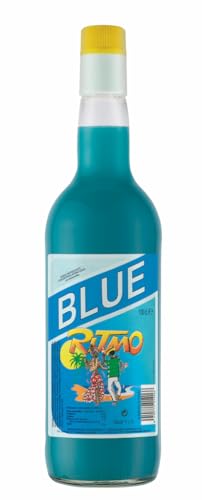 Ritmo Blue ohne Zucker. Alkoholfrei. Getränlkekonzentrat mit Süßstoff. 1l