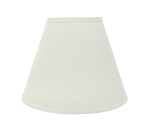 Aspen Creative 32290 Transitional Hardback Empire Shaped Spider Construction Lamp Shade in Off White, 14