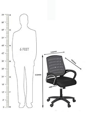 Image of NGFC Ergonomic Office, Gaming, Study, Computer, Boss,Desk Chairs for Office Work at Home |Chairs for Work from Home| Metal Base Seat Height Adjustable Chair |Comfortable & Spacious Seat Under 5000