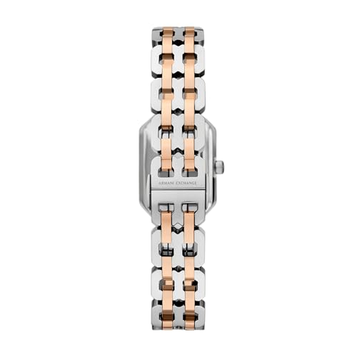 Image of Armani Exchange A|X Women's Two-Hand Rectangular Watch, Stainless Steel Watches for Women