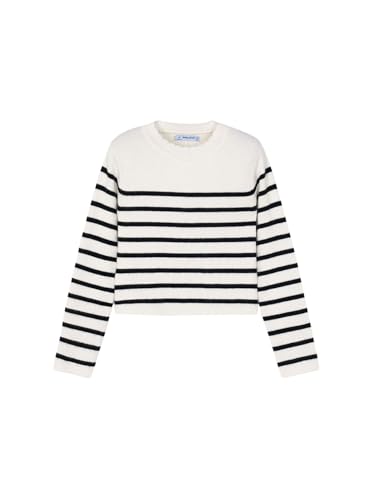 Mayoral Knit Striped top for Girls Macchiato