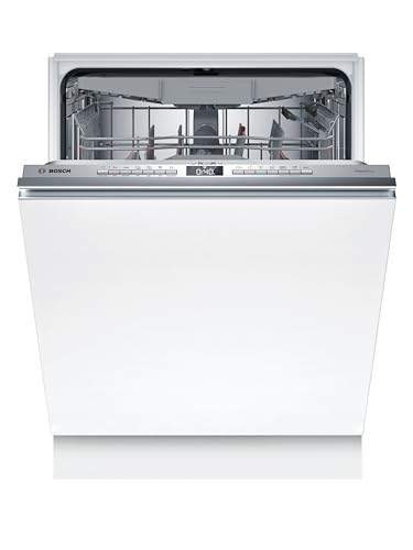 Bosch SMV4ECX27E Serie 4, Lavastoviglie da incasso a scomparsa totale, Home Connect, Extra Clean zone: lavaggio intenso per lo sporco più ostinato, Diagnostica da remoto, Green Collection, 60 cm