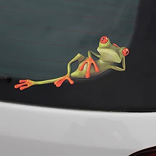 Adesivos de animais para carro,Adesivos de sapos resistentes à água 3D para garrafas de água | Adesi