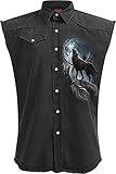 Spiral from Darkness Hombre Camisa Manga Corta Negro XL 100% algodón Vintage Regular