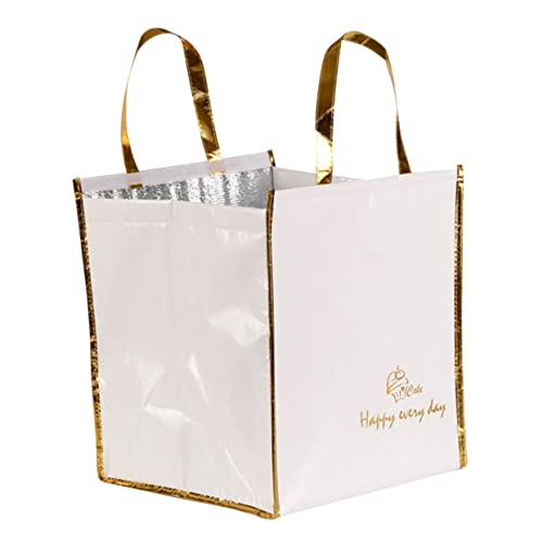 Holibanna Bolsa Térmica Aislante para Comida Bolsa de Almuerzo y Pastel Portátil para Pizza y Comidas para Llevar Uso Práctico y Conveniente