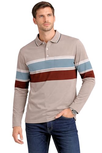Image of SANE ORIGINALS Full Sleeves Textured Polo Tshirt for Men with Pocket || Long Sleeves Collar and Pocket T-Shirt for Men