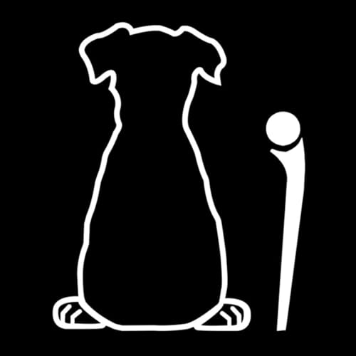Autocollant d'essuie-glace de chien pour vitre arrière, autocollant d'essuie-glace, fenêtre arrière de voiture, autocollant décoratif, queue de chien...