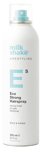 Fixer un chignon élégant avec milk_shake LIFESTYLING eco strong hairspray 250ml en soirée