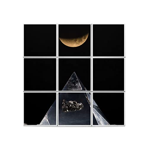 Carreaux céramique décoratif lune éclipse lunaire espace apollo