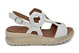 ZAPATONEE Sandalias con Cuña TEKILA S-1110 en Blanco para mujer - Mujer color: Hielo talla: 38