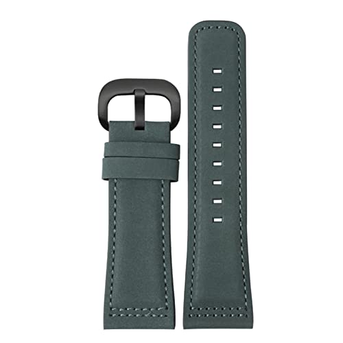 Sangle de montre bleu de 28mm XMKT en cuir pour séries Volique Q203 M203 P1 P2