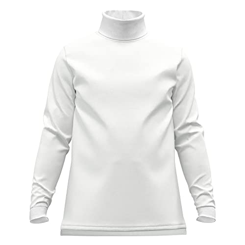 Men's 100% Interlock Knit Combed Cotton Super-Soft Pre-Washed Ski Casual Droptail Turtleneck Pullover Sweater