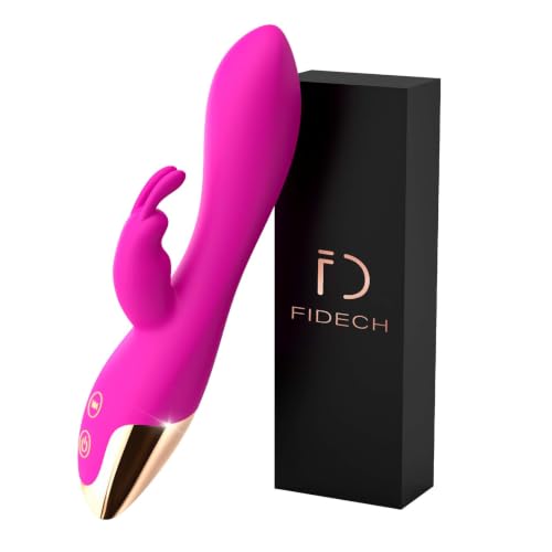 FIDECH Rabbit Vibrator Sex Toys G Spot Vibrators Adult Toys Pink