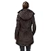 Knuffelwuff Damen Übergangsjacke - Leichte wasserdichte Jacke Lexington Größe: M / 38 Coffee - Atmungsaktive Regenjacke mit extra vielen Taschen für Outdoor, Wandern, Reisen, Gassi gehen