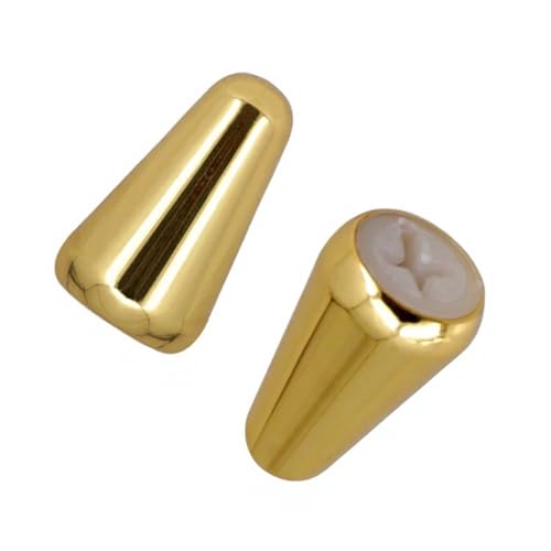 2Pcs Metal Toggle Switches Cap Replacement Guitar Parts Accessories Long Lasting Electric Guitar Toggle Brass Switches Knobs Cap