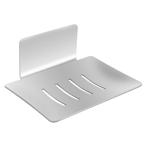 Jabonera autoadhesiva para ducha, barra de acero inoxidable, para baño, cocina