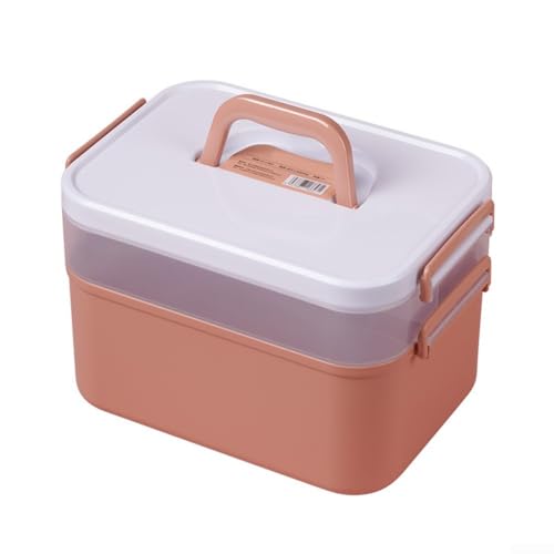 Nail Art Tool Storage Box, Multifunctional Portable Organizer with Large