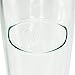Amici Home Rooster Hiball Glass | 16 Oz | Italian Made, Recycled Glass with Green Tint | Drinking Glass with Embossed Design for Water, Juice, Cocktails (Set of 6)