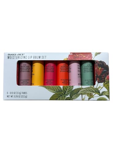 Trader Joe's Moisturizing Lip Balm Set 6-0.13 OZ (3.7g) Tubes