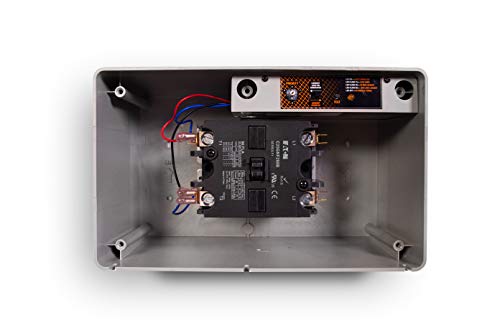 Generac 7006 100 Amp Load Manager - Efficient Load Prioritization and Wire-Free Technology for Reliable Power Management - Lock-Feature and LED Status Display for Convenient Operation - Gray