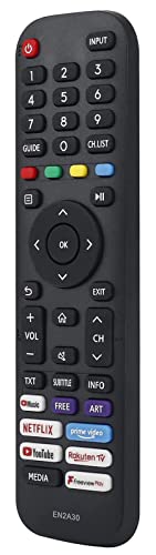 EN2A30 HT266544 Universal Remote Control Compatible for Hisense Smart TV 43A7100FTUK 50A7100FTUK 55A7100FTUK 65A7100F 65A7100FTUK 43A7300FTUK 50A7300FTUK 55A7300FTUK 65A7300FTUK 50A7500FTUK - Image 2