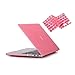 RUBAN Case For MacBook Retina Pro 15 inch A1398 (2015-2012) , Plastic Smooth Matte Hard Case Shell with TPU Keyboard Cover, Pink