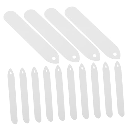 BEBEMOKO 100 etiquetas de plástico para plantas de jardinería, identificadores de jardín, etiquetas de plantación de plantas, etiquetas colgantes de plantas, etiquetas de plástico, marcadores de