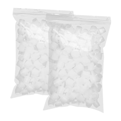 HONMEET Lash Tech Essentials 200pcs Glue Bottle Caps Save Time Money Nozzle Tips